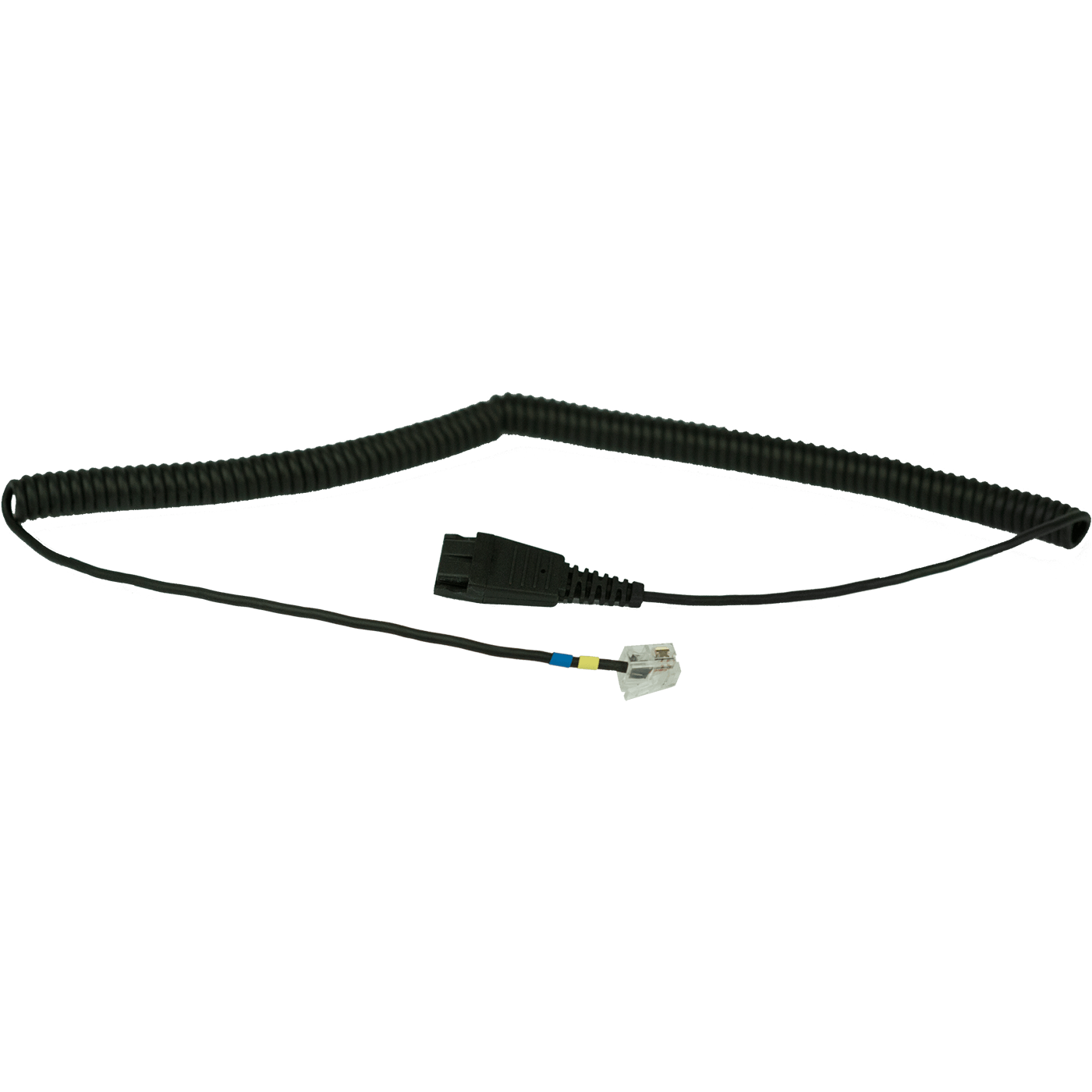 Jabra GN8000 Quick Disconnect (QD) Coiled Bottom Cord