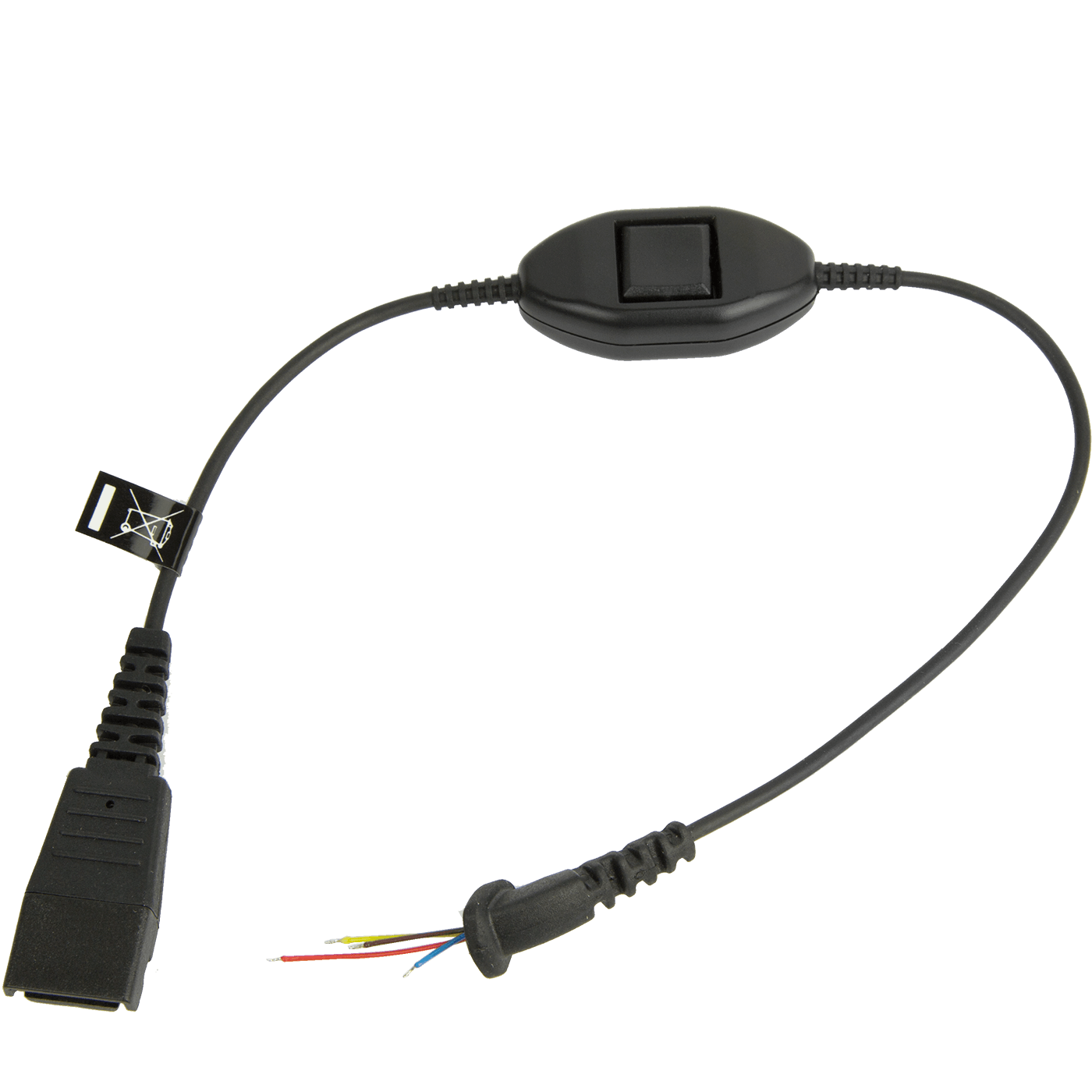 Ascom QD cord with Mute function
