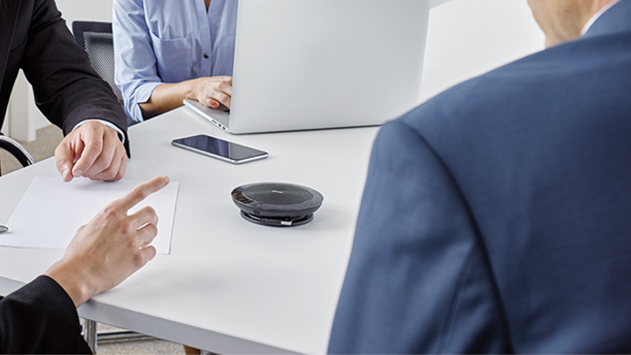 マイク付きBluetooth会議スピーカーフォン｜高品質オーディオ